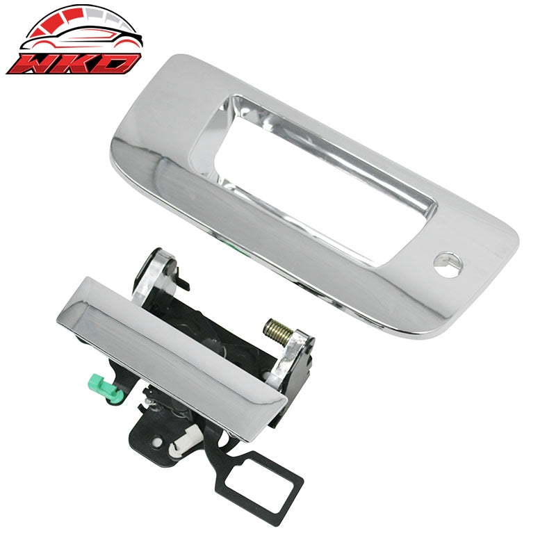 Fits 07-13 Chevy Silverado GMC Sierra 1500 Chrome Tailgate Door Handle Cover ABS