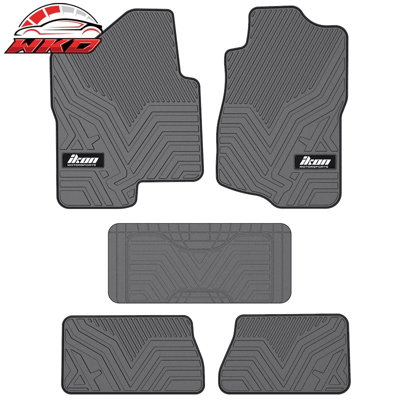 Wholesale 07-13 Chevy Silverado Latex Floor Mats Liner All Weather Carpets Gray 5PC