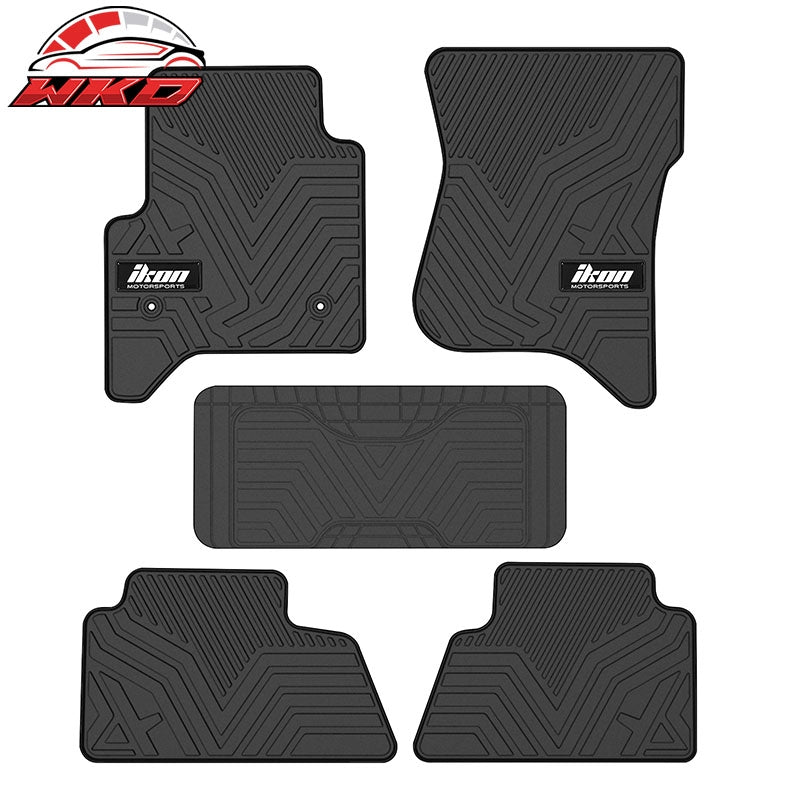 Wholesale 14-18 Chevy Silverado Latex Floor Mats Liner All Weather Carpets Black 5PC