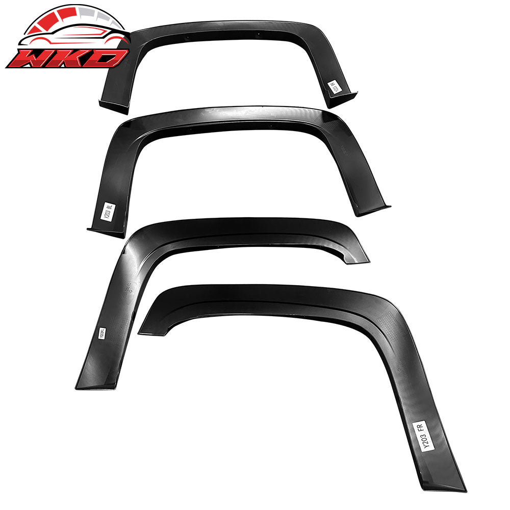 Fits 07-14 Chevrolet Silverado 1500 2500 Long Bed OE Style 4PCS Fender Flares PP