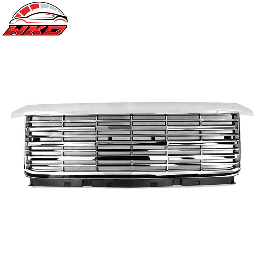 Wholesale 15-19 Chevy Silverado 2500 3500 Front Bumper Mesh Upper Grille Chrome ABS