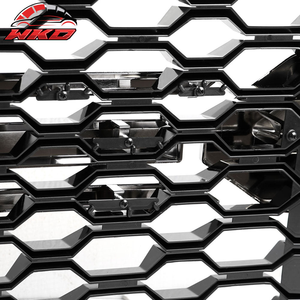 Fits 19-21 Chevrolet Silverado 1500 Front Bumper Hood Upper Insert Grille Grill