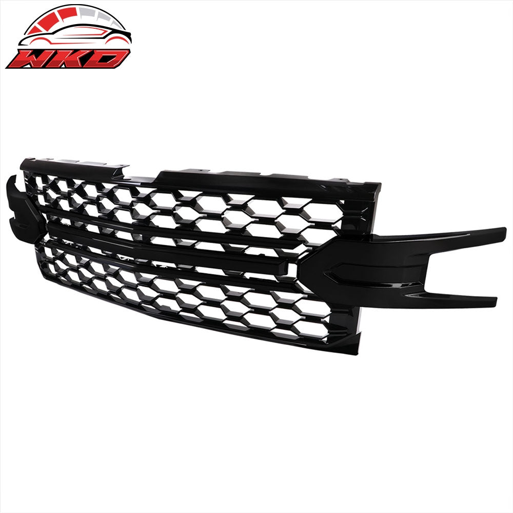 Wholesale 19-21 Chevy Silverado 1500 LT/LTZ/RST/High Country Gloss Black Mesh Grille