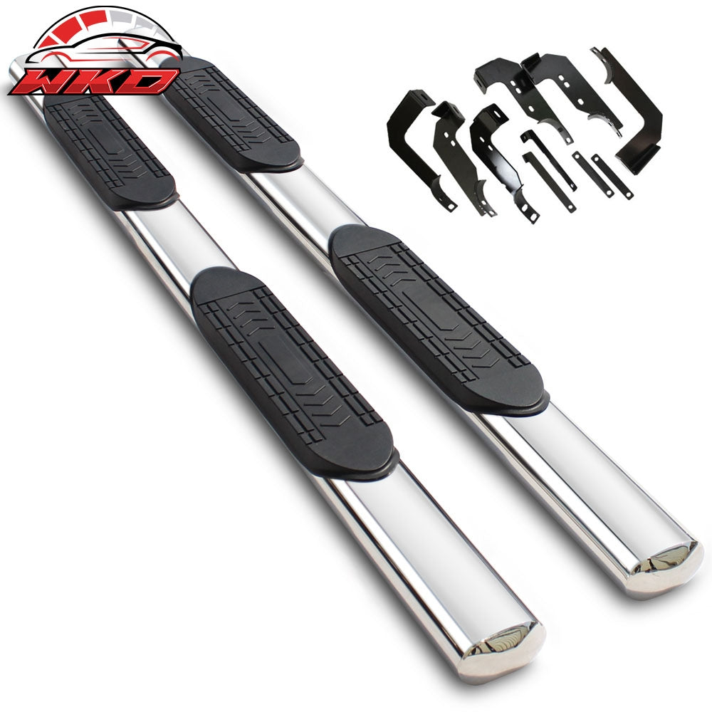 Wholesale 07-18 Silverado GMC Sierra Crew Cab 5" Side Step Nerf Bar Running Board 2PC