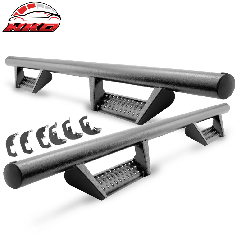 Fits 07-18 Chevy Silverado Crew Cab BCK Style Side Step Bars