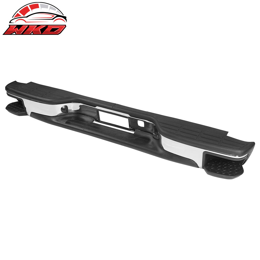 Fits 99-06 Silverado Sierra Fleetside Complete Rear Step Bumper w/ Two Side Step