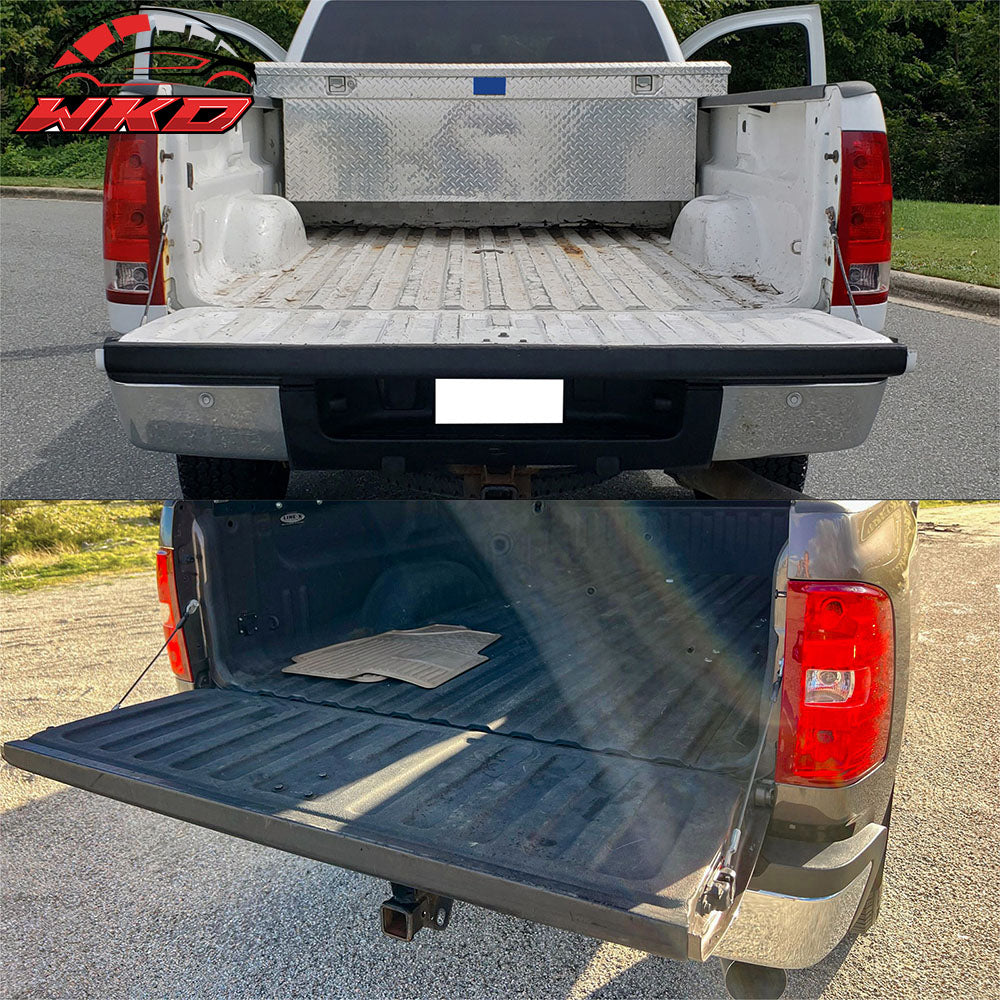 For 07-14 Silverado Sierra 2500HD/3500HD Tailgate Protector Molding Cap Cover PP