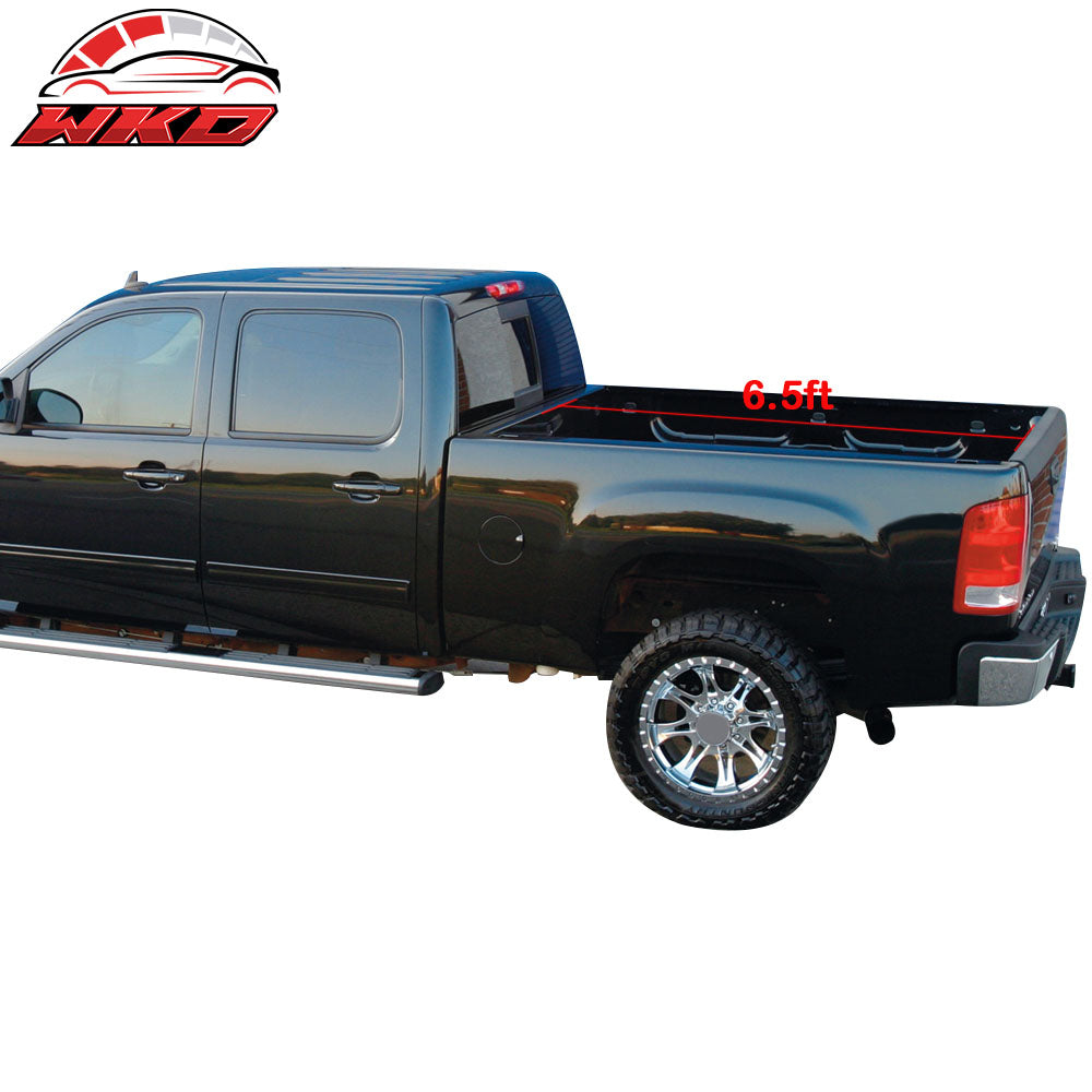 Fits 07-13 Chevy Silverado GMC Sierra 78in Bed Black Tonneau Cover