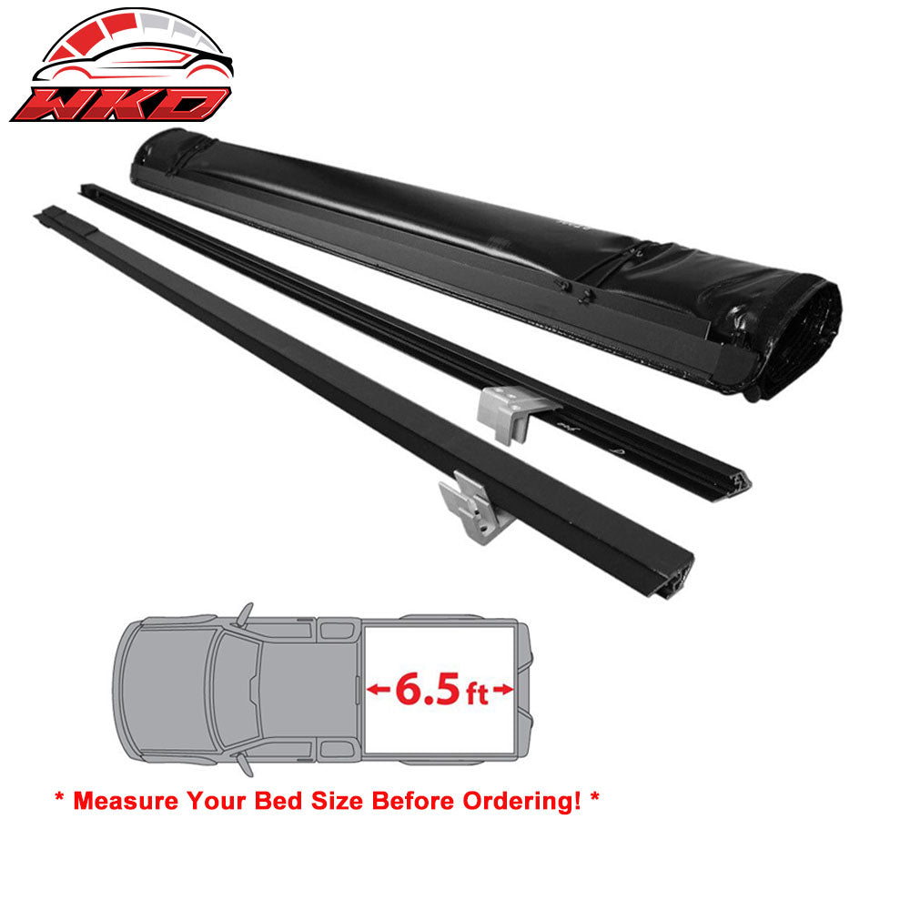 Fits 07-13 Chevy Silverado GMC Sierra 78in Bed Black Tonneau Cover