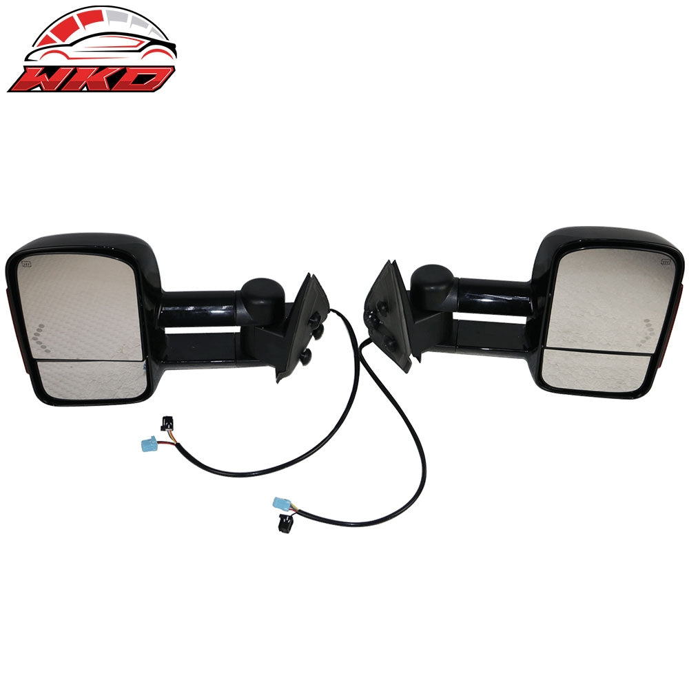 Wholesale 03-07 Silverado Sierra Towing Mirrors Power Heated Signal Arrow Light 2PC