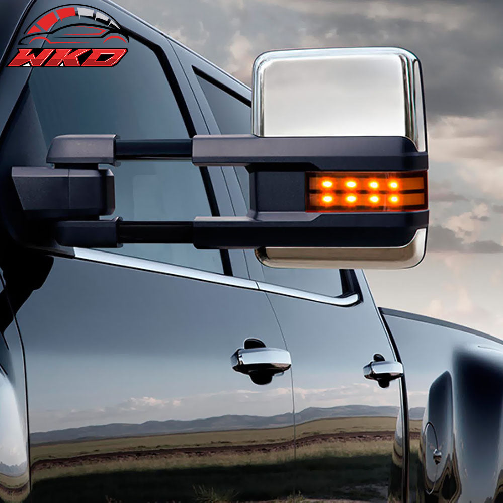 Fits 03-07 Silverado Towing Mirror Power Heat Signal Arrow Clearance Light