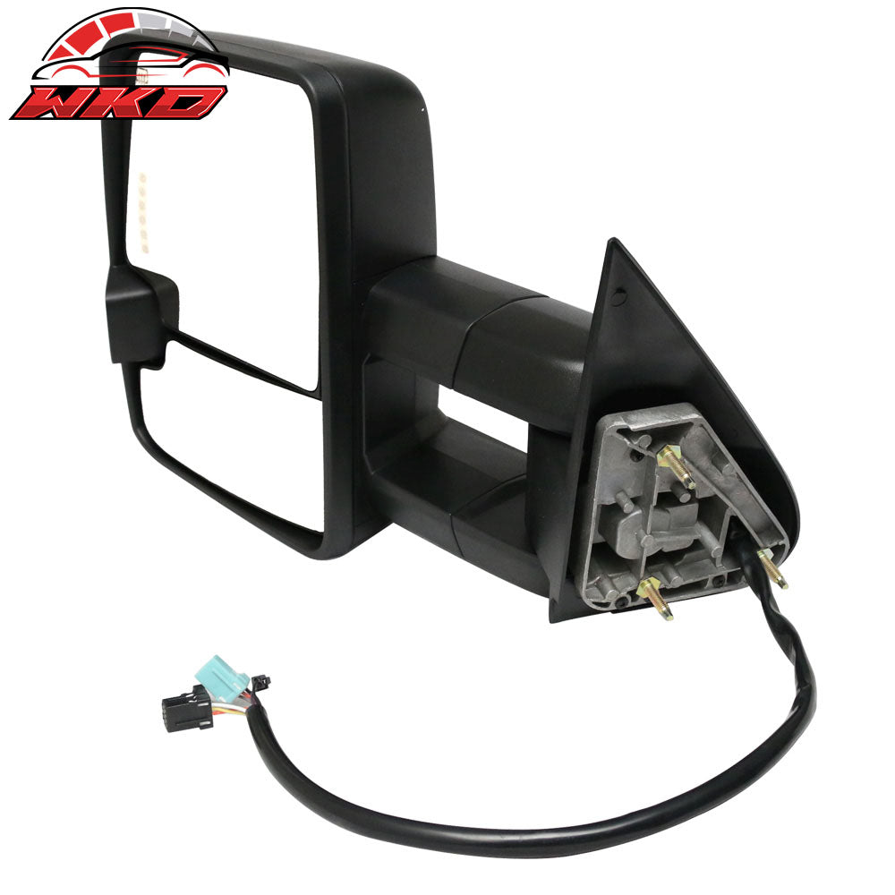 Fits 02-07 Silverado Towing Mirrors Power Heated Signal Arrow Clearance Light