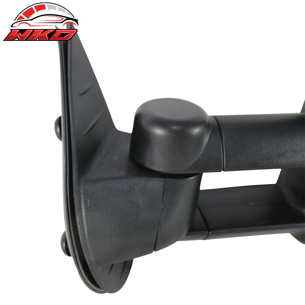 Fits 07-14 Silverado Sierra Towing Mirrors Power Heated Signal Arrow Light Set