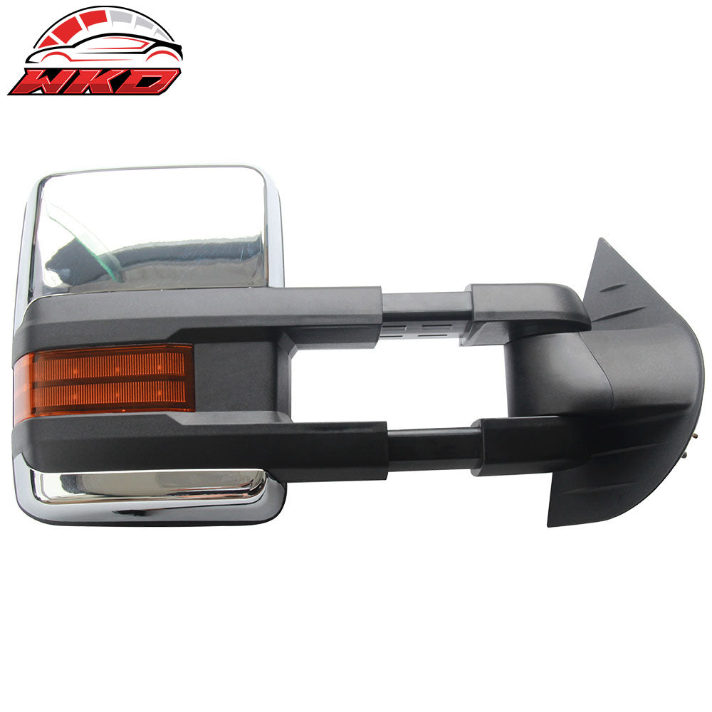 Fits 07-14 Silverado Towing Mirror Power Heat Signal Arrow Clearance Light