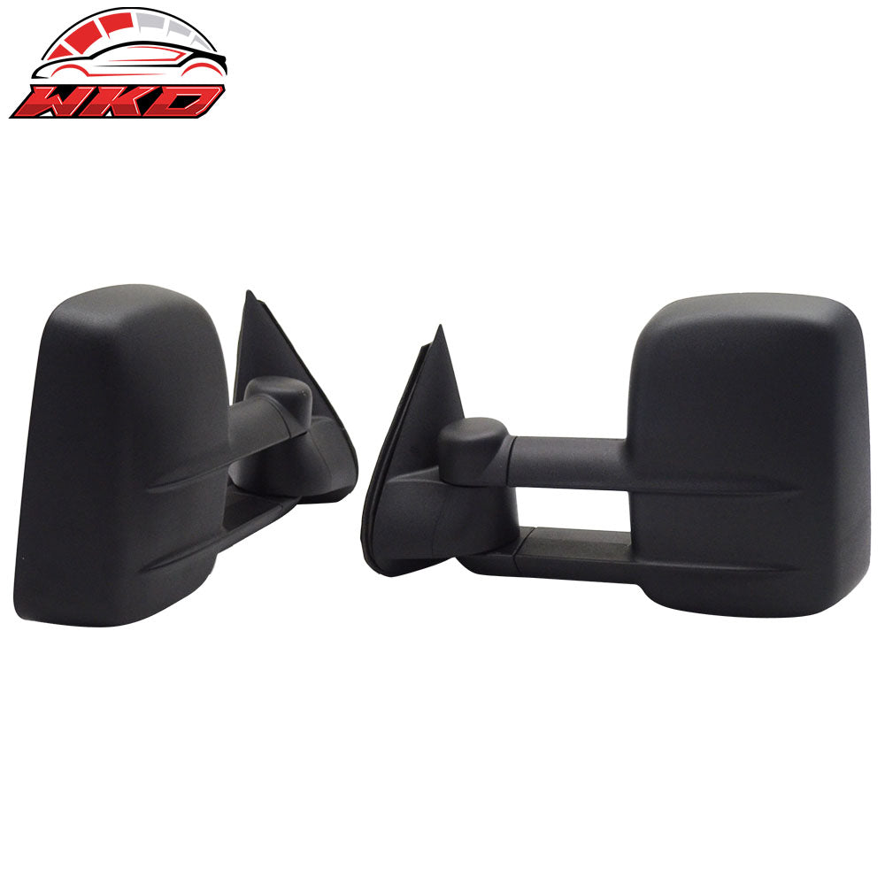Fits 99-07 Chevy Silverado GMC Sierra Side View Towing Mirror Manual Non Heated