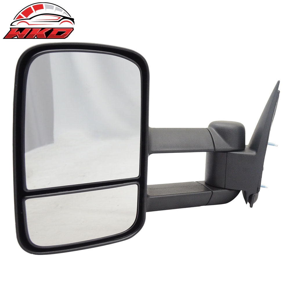 Fits 99-07 Chevy Silverado GMC Sierra Side View Towing Mirror Manual Non Heated