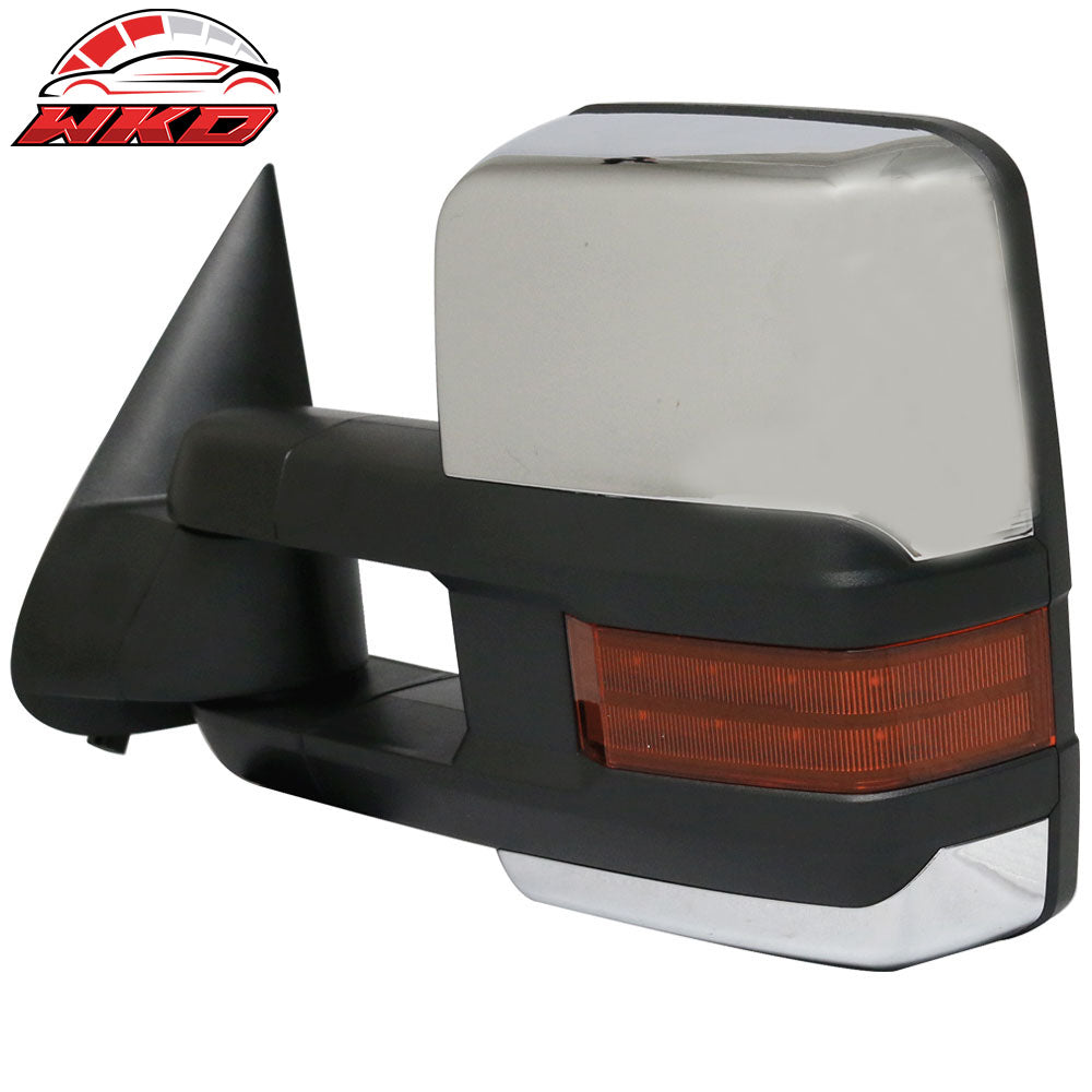 Fits 99-02 Silverado Towing Mirrors Power Heated Signal Arrow Clearance Lamp