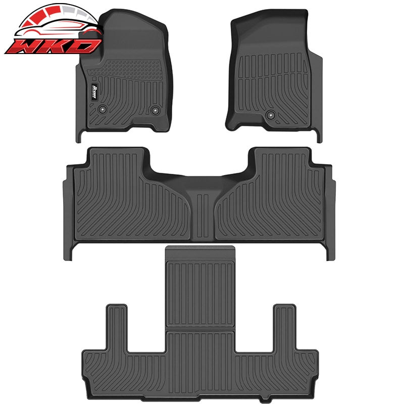 Wholesale 21-26 Chevy Suburban& GMC Yukon XL& Escalade ESV 7 Seats Floor Mats TPE