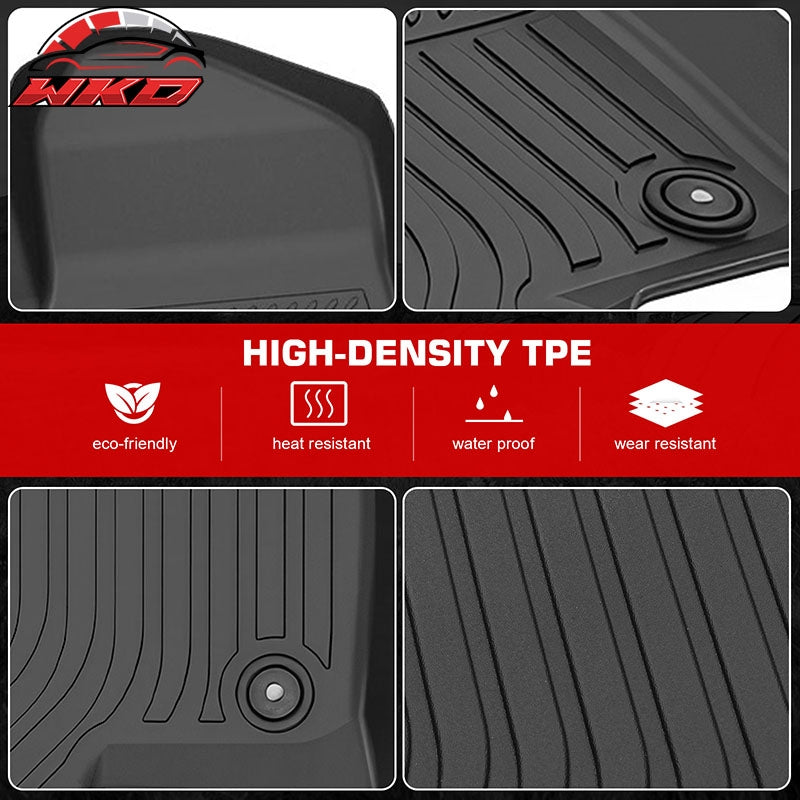 Fits 21-26 Chevy Suburban& GMC Yukon XL& Escalade ESV 7 Seats Floor Mats TPE