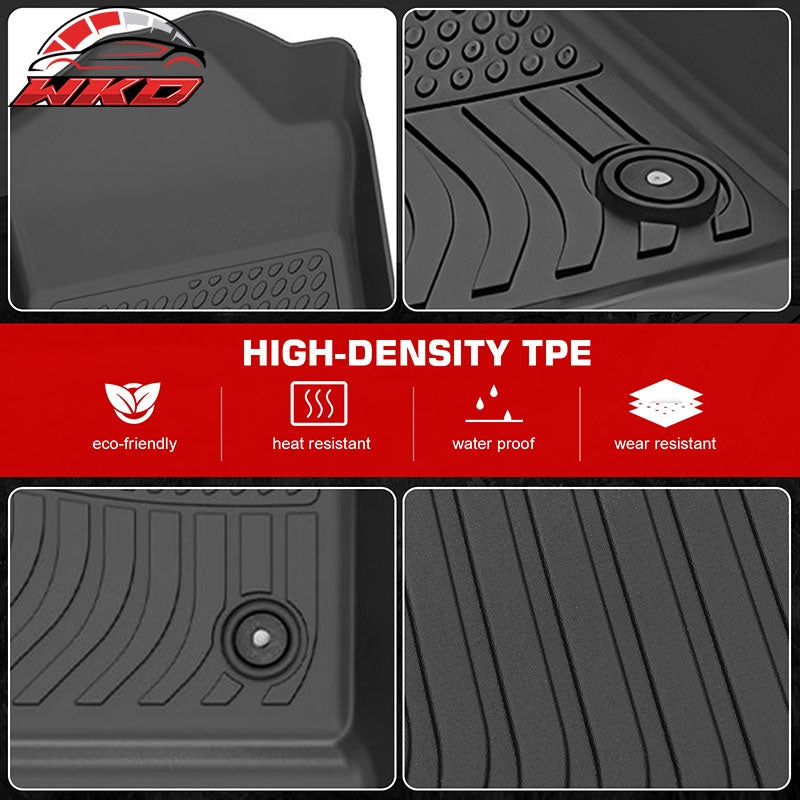 Fits 15-20 Chevy Suburban& GMC Yukon XL Floor Mats+ Trunk Mat+ Backrest Mats TPE