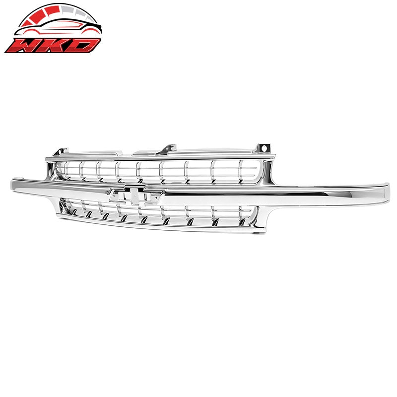 For 2000-2006 Chevy Suburban/Tahoe OE Style Front Bumper Hood Grille Chrome ABS