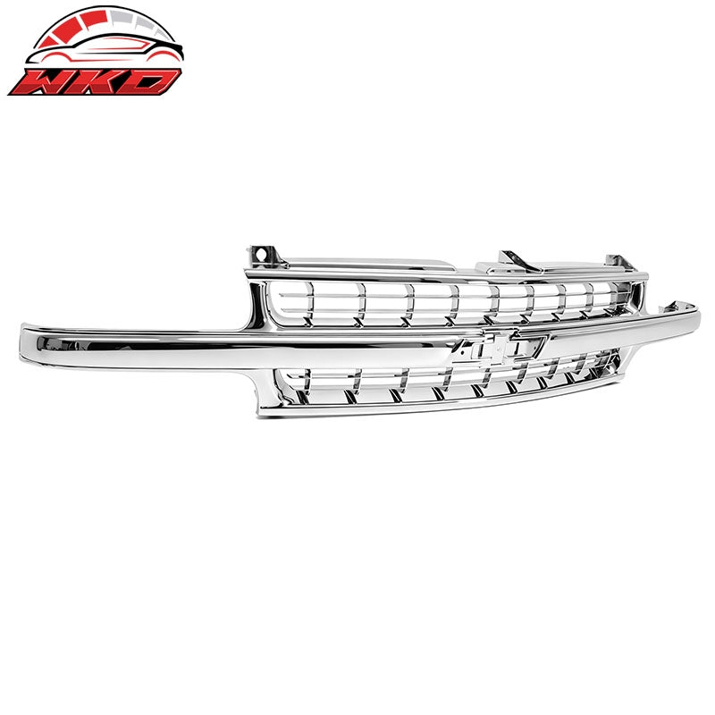 For 2000-2006 Chevy Suburban/Tahoe OE Style Front Bumper Hood Grille Chrome ABS