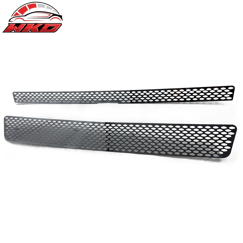 Fits 07-14 Chevy Tahoe Oval Mesh Style Front Bumper Upper Grille Insert Chrome