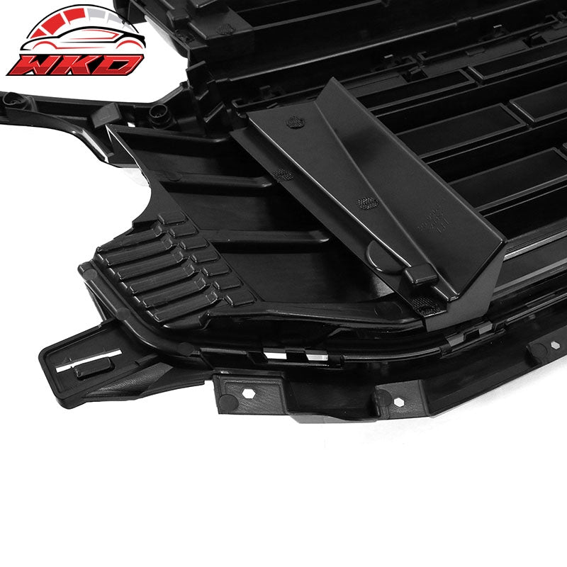Fits 21-24 Chevy Tahoe & Suburban Front Upper Bumper Grille Chrome & Gloss Black