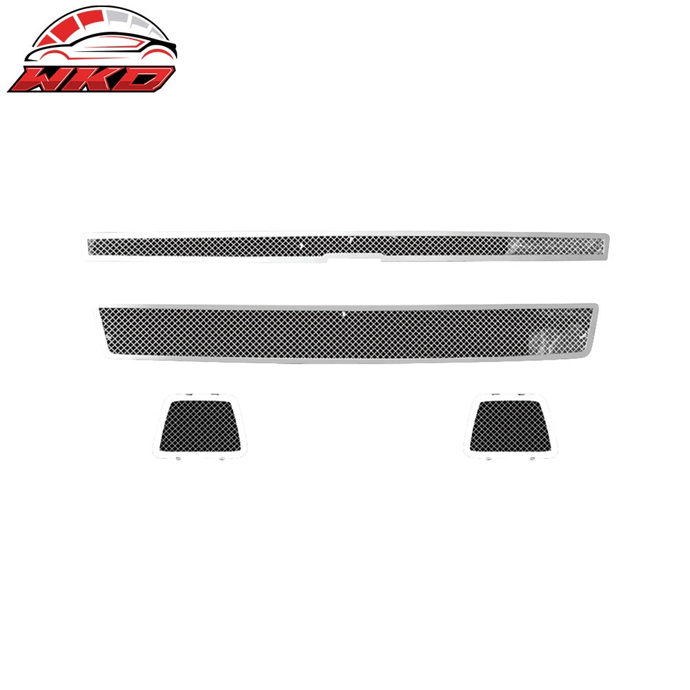 Wholesale 07-14 Chevrolet Tahoe Mesh Chrome Front Bumper Insert Grille Stainless Steel