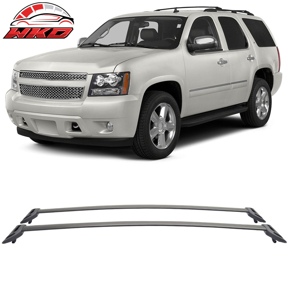 Fits 00-14 Tahoe Suburban Yukon Cross Bars Roof Luggage Rack Rails Carrier Sets
