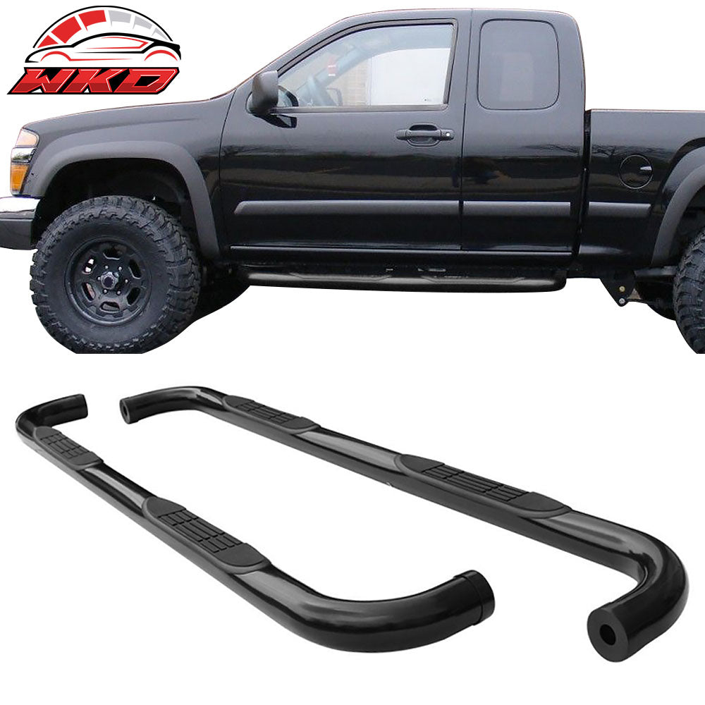 Fits 02-09 Chevrolet TrailBlazer GMC Envoy 3" Side Step Nerf Bar Running Board