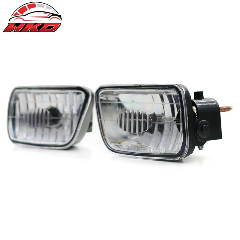 Fits 02-09 Chevy Trailblazer & Isuzu Ascender 2PCS Front Bumper Fog Lights Lamps