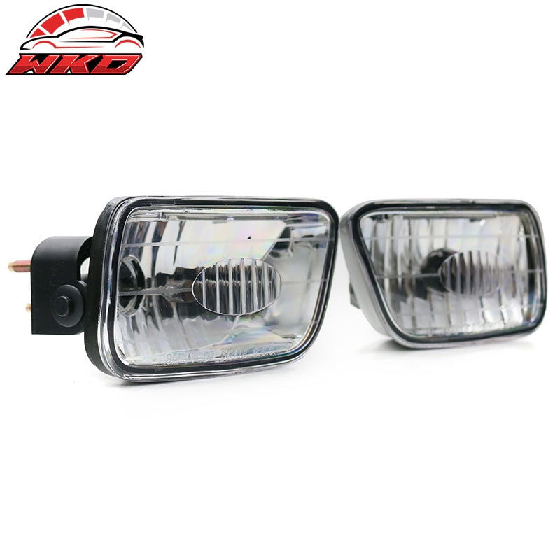 Fits 02-09 Chevy Trailblazer & Isuzu Ascender 2PCS Front Bumper Fog Lights Lamps