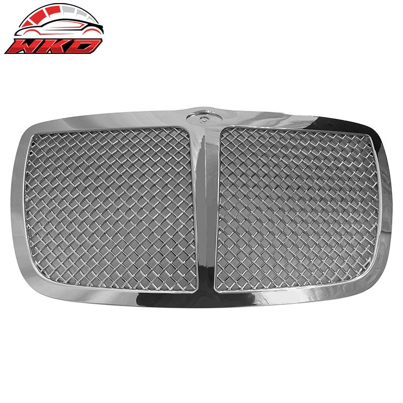Wholesale 05-10 Chrysler 300 300C Mesh Style W/Middle Bar Front Upper Grille Chrome