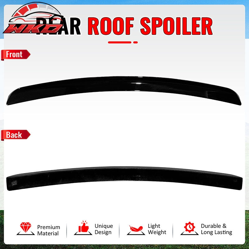Fits 11-23 Chrysler 300/300C Rear Top Roof Window Spoiler Wing ABS Gloss Black