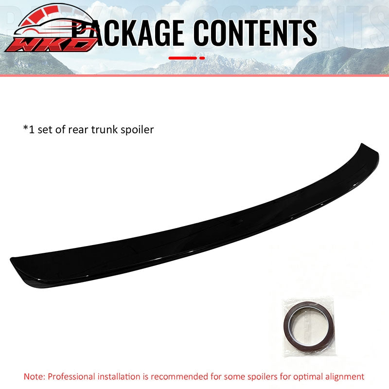 Fits 11-23 Chrysler 300/300C Rear Trunk Boot Spoiler Wing Lip ABS Gloss Black