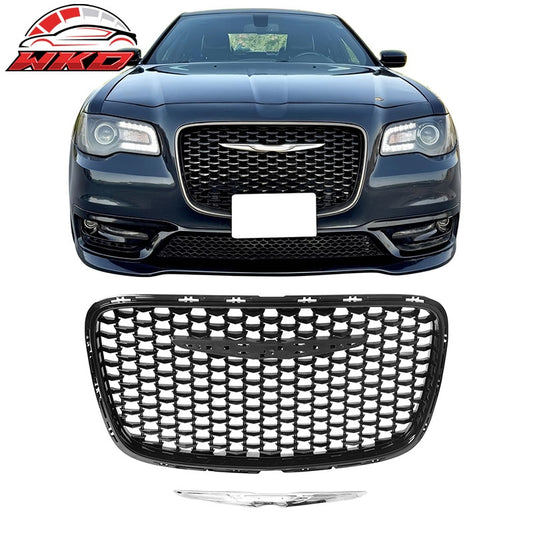Wholesale 15-23 Chrysler 300 300S Sport Style Front Mesh Upper Grille ABS Gloss Black