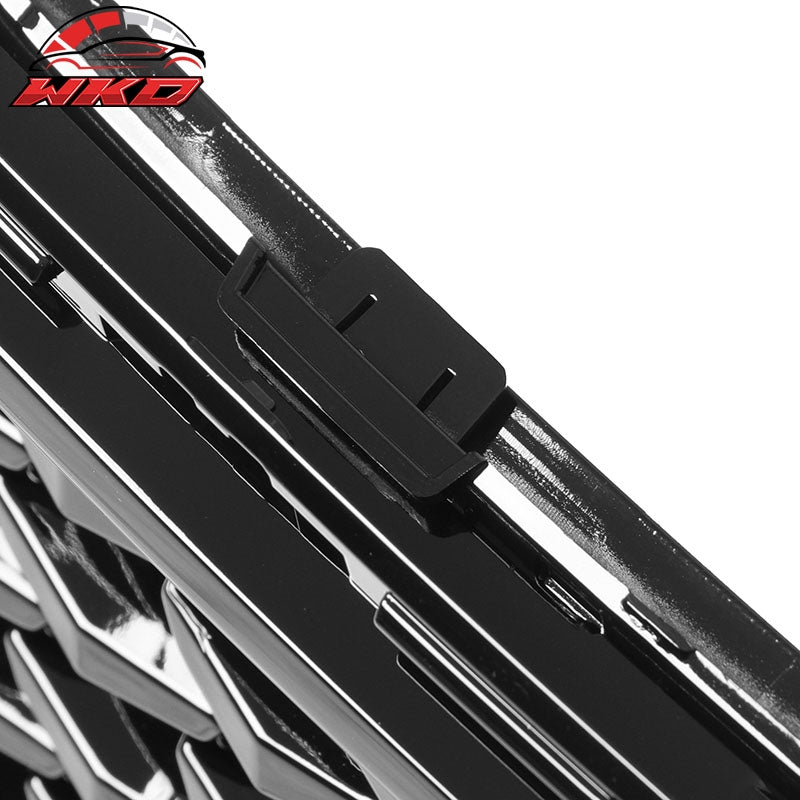 Fits 15-23 Chrysler 300 300S Sport Style Front Mesh Upper Grille ABS Gloss Black