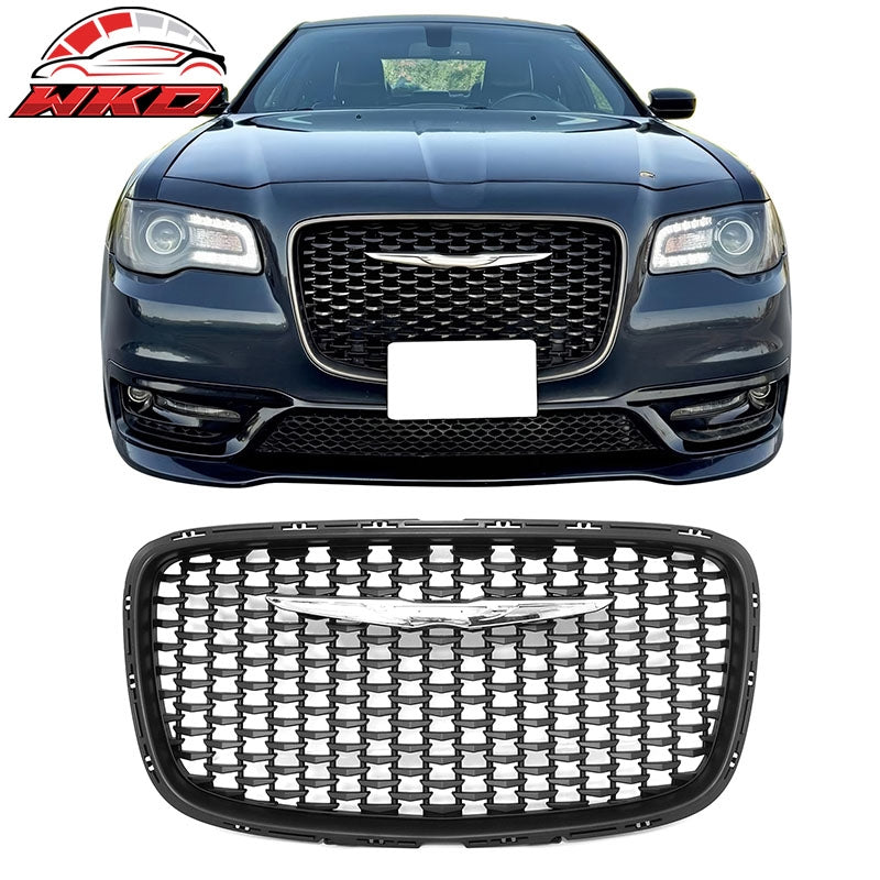 Wholesale 15-23 Chrysler 300 300S Sport Style Front Mesh Upper Grille ABS Matte Black