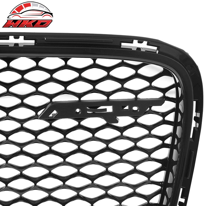 Fits 15-23 Chrysler 300 4DR SRT Style Front Bumper Upper Grille ABS Gloss Black