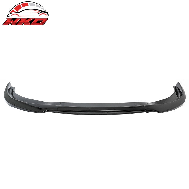 Fits 15-23 Chrysler 300 Base IKON PP Front Bumper Lip Chin Spoiler Gloss Black