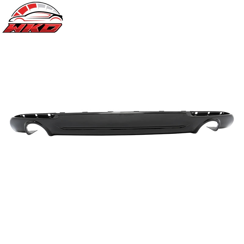 Fits 15-23 Chrysler 300 Base SRT C Style Rear Bumper Lip Diffuser PP Gloss Black