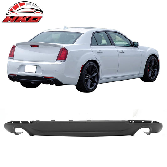 Wholesale 15-23 Chrysler 300 Base SRT C Style Rear Bumper Lip Diffuser PP Matte Black