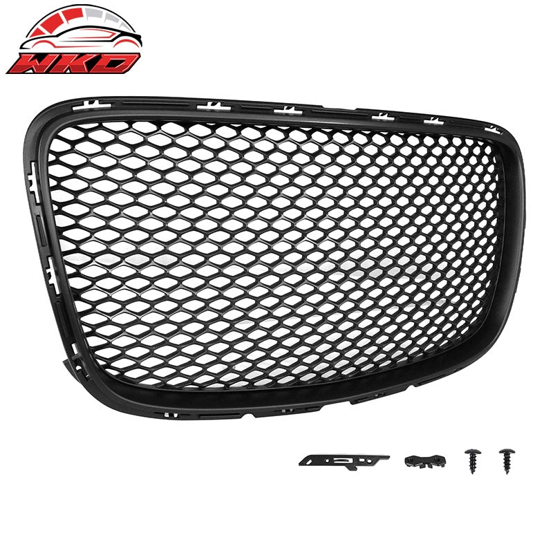 Fits 15-23 Chrysler 300 Front Hood Mesh Grille Unpainted
