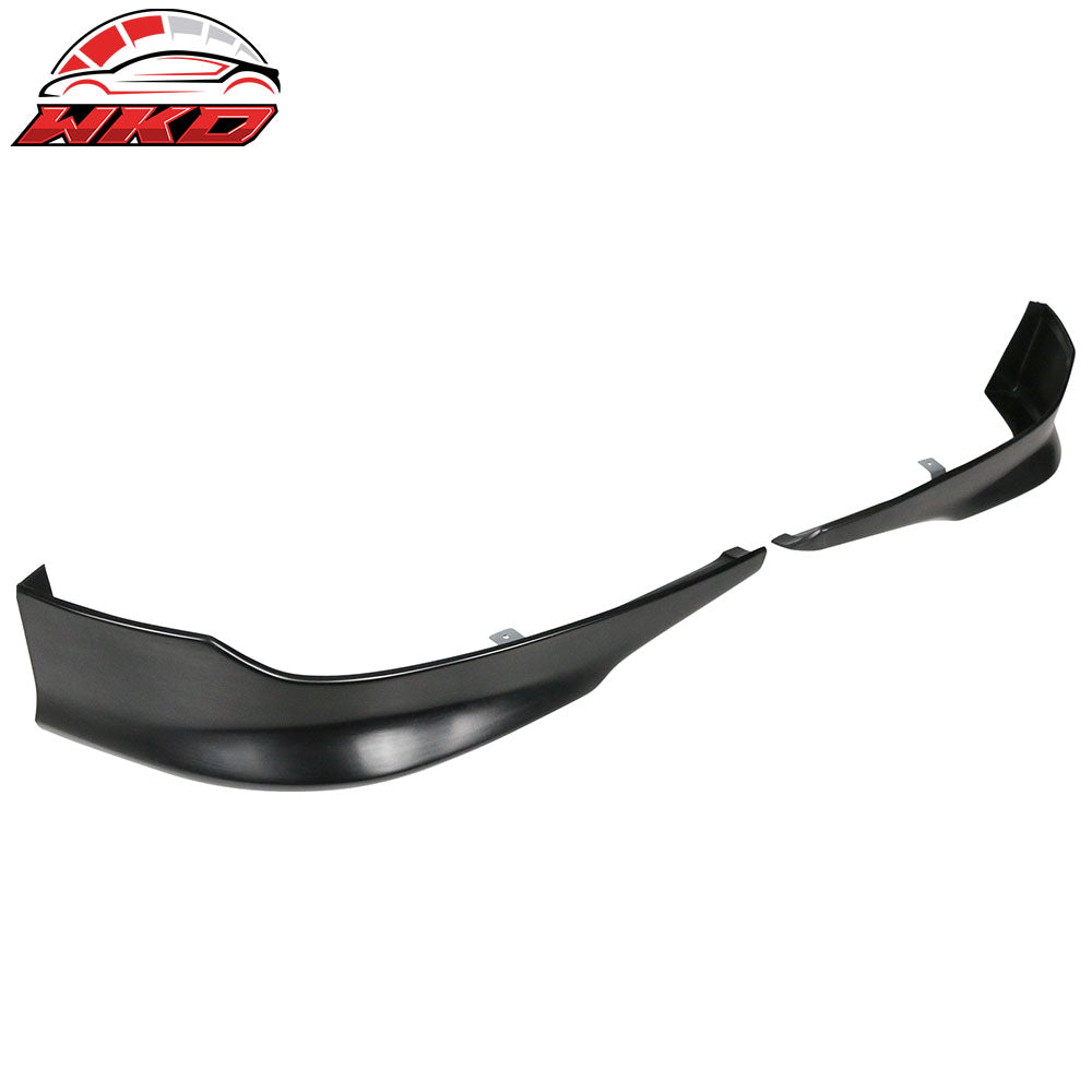 Fits 11-14 Chrysler 300 IKON Style 2PCS Front Bumper Lip Spoiler Splitters PU