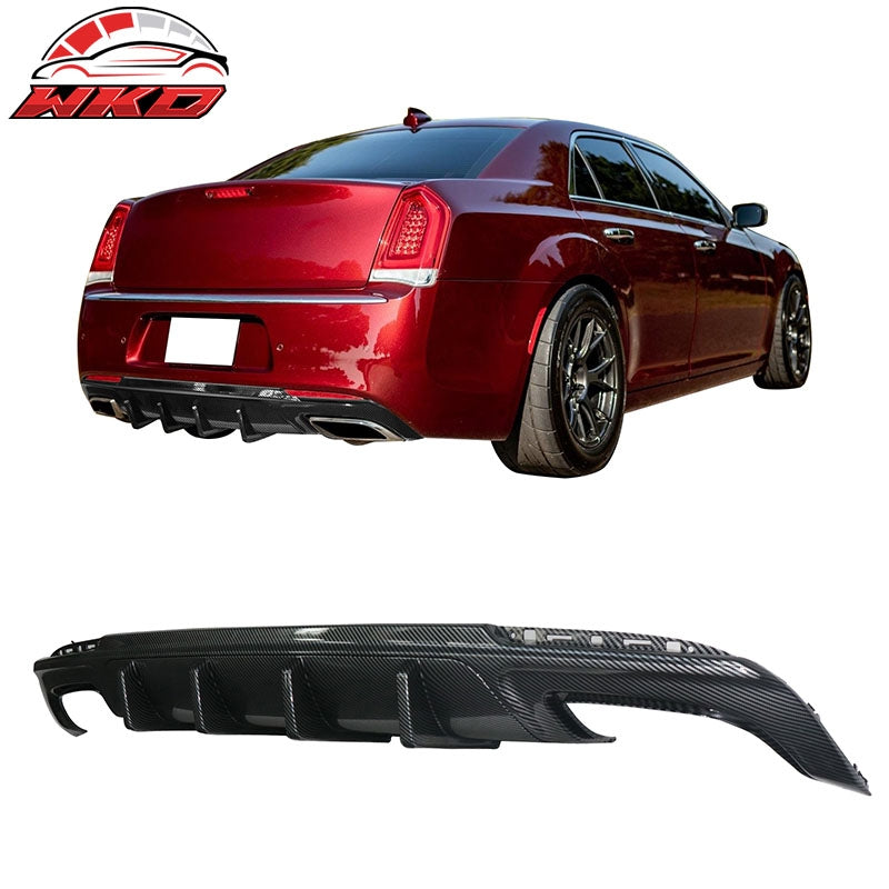 Wholesale 15-23 Chrysler 300 IKON V1 Style Rear Bumper Diffuser PP Carbon Fiber Print