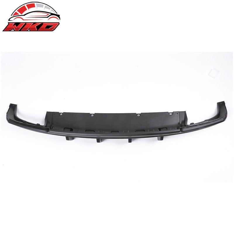 Fits 15-23 Chrysler 300 IKON V1 Style 2PCS Rear Bumper Diffuser PP Matte Black