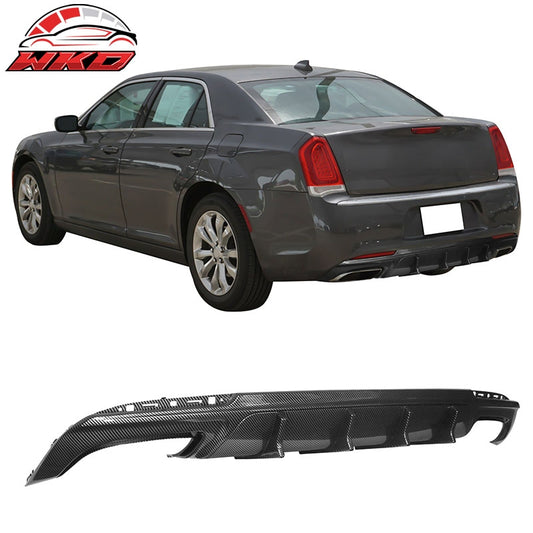 Wholesale 15-23 Chrysler 300 IKON V2 Style Rear Bumper Diffuser PP Carbon Fiber Print
