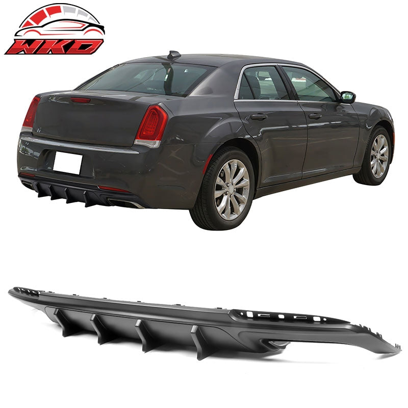 Wholesale 15-23 Chrysler 300 IKON V2 Style 2PCS Rear Bumper Diffuser PP Matte Black