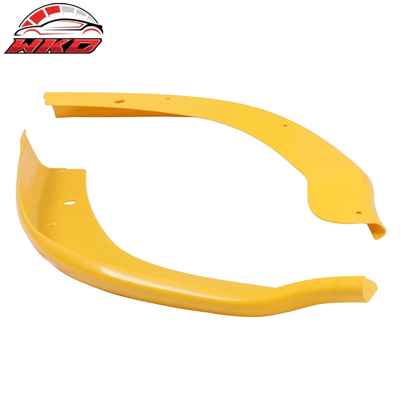 For 15-23 Chrysler 300 OE Style Front Bumper Corner Winglet Splitters Yellow ABS